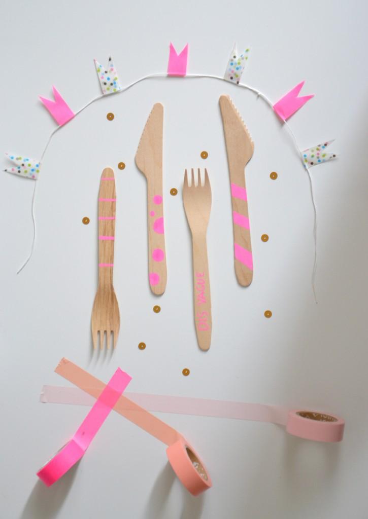 Dis vague DIY: Des couverts customisés