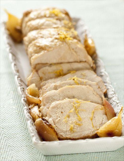 Rôti de porc au citron