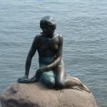 La petite sirène, symbole et principale attraction touristique de Copenhague.