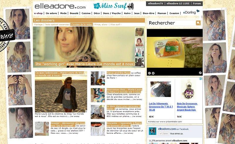 capture ELLE ADORE They talk about me, Elle Adore!