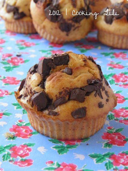 ♥ Petits moelleux au Beurre de Cacahuètes & Pépites de Chocolat P6220050