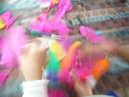 Brico Kids : Oiseaux de plâtre plumes pour oiseaux platre