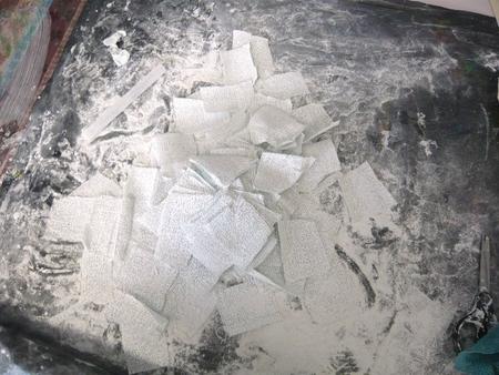 Brico Kids : Oiseaux de plâtre petits morceaux de bandes de plâtre