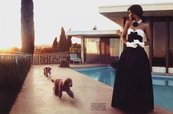 Kerry Washington vintage pour Vogue Italie- juill2012