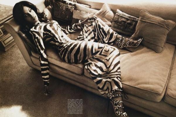Kerry Washington vintage pour Vogue Italie- juill2012