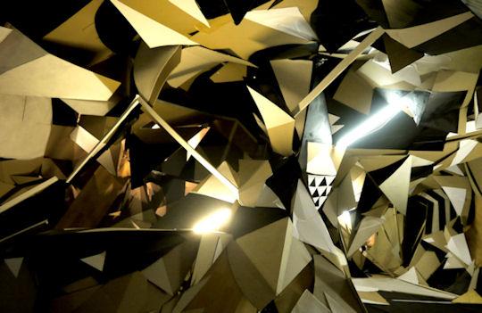grotte tridimensionnelle de l'artiste allemand Clemens Behr