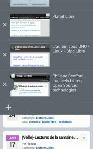 firefox beta android onglet 188x300 Firefox Mobile pour Android nouvelle version 14.0