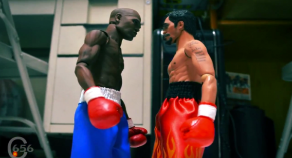 Boxing Stop Motion : Pacquiao VS Mayweather