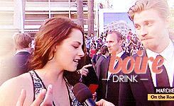 Robert Pattinson et Kristen Stewart parlent français