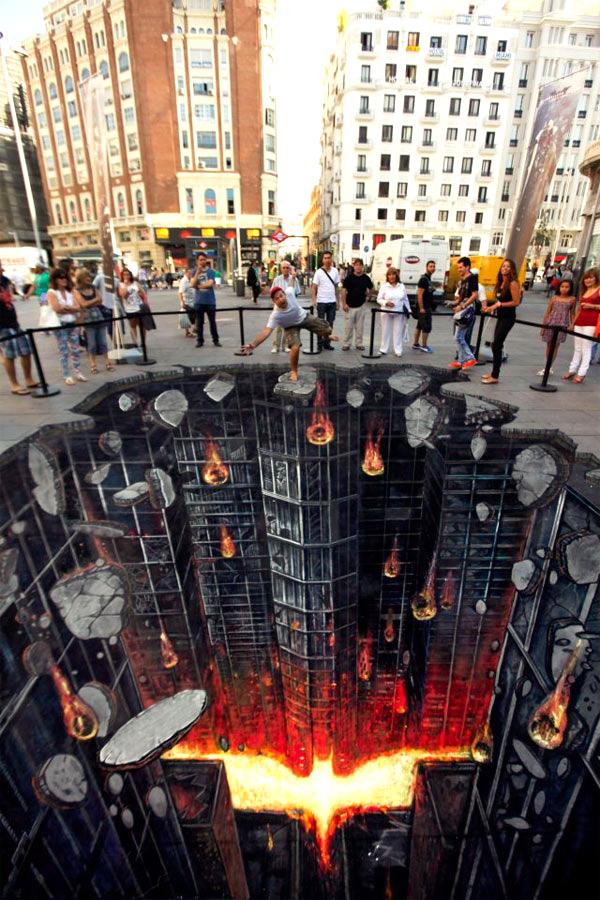 Tdkr Dark Kight Rises - Street Art 3D