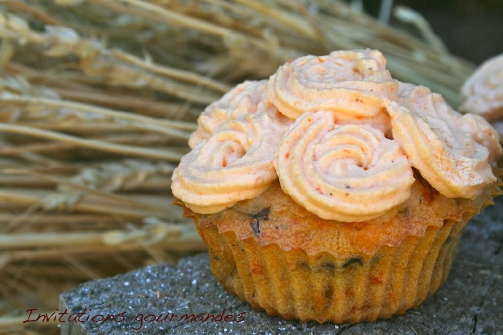 CUPCAKES SALÉS À L’AUBERGINE