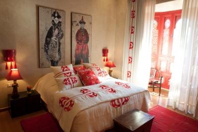 decocrush.fr | visite déco : voyage à l'hotel Tigmiza Suites & Pavillions à Marrakech Marrakech : un riad à la décoration envoutante
