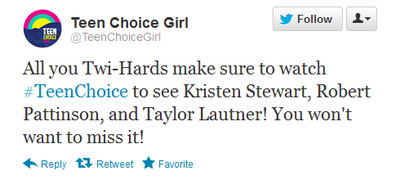 Teen Choice Awards 2012 : Rob, Kris et Tay sont attendus !