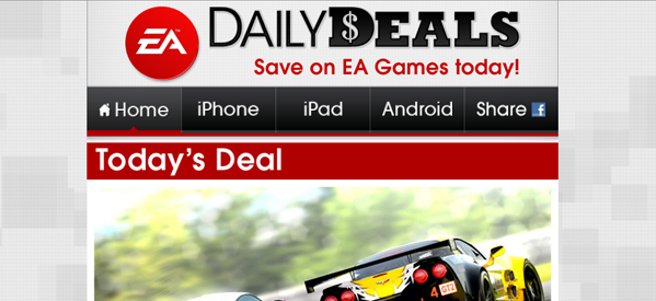 Daily Deals d’Electronics Arts, c’est aujourd’hui avec Real Racing 2 !