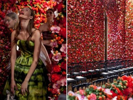 Christian Dior Couture AW12: le défilé fleuri de Raf Simons