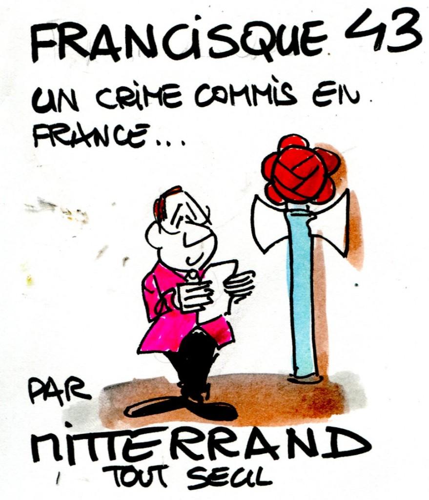 imgscan contrepoints477 Francisque Mitterrand François Hollande Commémoration Francisque Mitterrand