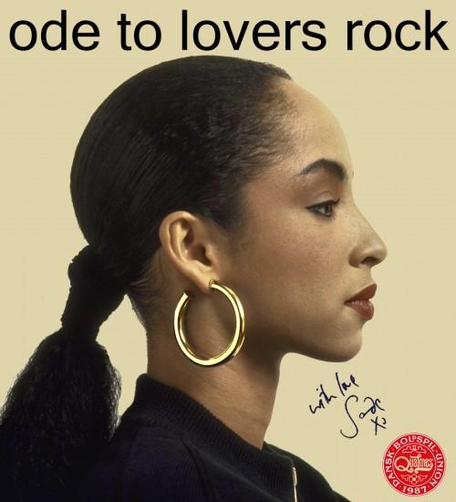 Portrait of British pop singer Sade Qualmes – Ode To Lovers Rock