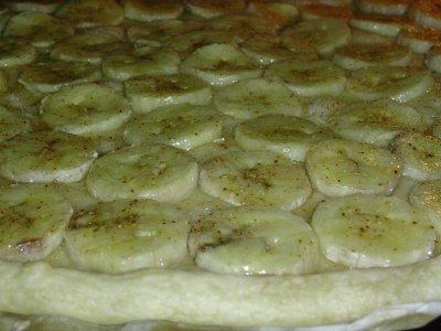 Tarte fine à la banane et au sucre de clémentines