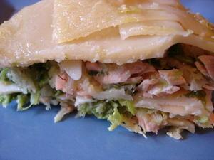 lasagnes chou vert saumon lasagnes chou vert saumon