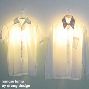 Droog Design Clothes hanger lamp