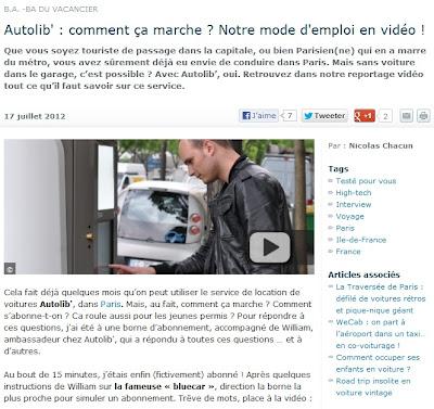Autolib' : comment ça marche ? Notre mode d'emploi en vidéo ! Autolib' : comment ça marche ? Notre mode d'emploi en vidéo !