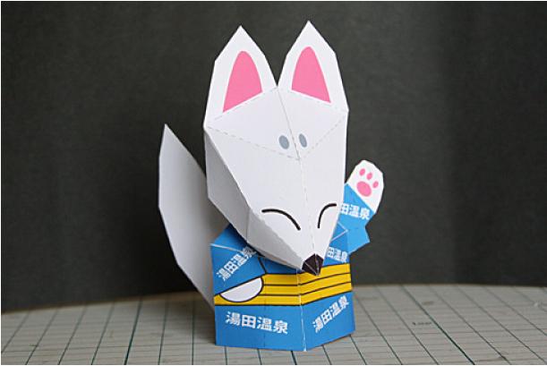 Blog_Paper_Toy_papertoys_Yuta_pic Renards Yuta & Yuko de Takashi Okada