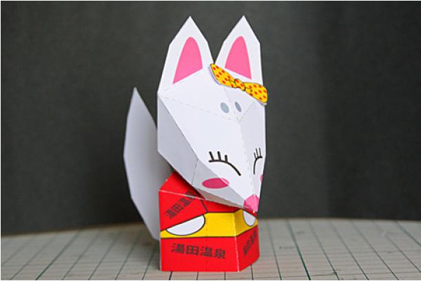 Blog_Paper_Toy_papertoys_Yuko_pic Renards Yuta & Yuko de Takashi Okada