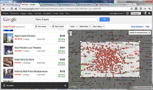 Penser tactile, c’est aussi se préoccuper de votre barre google hotel