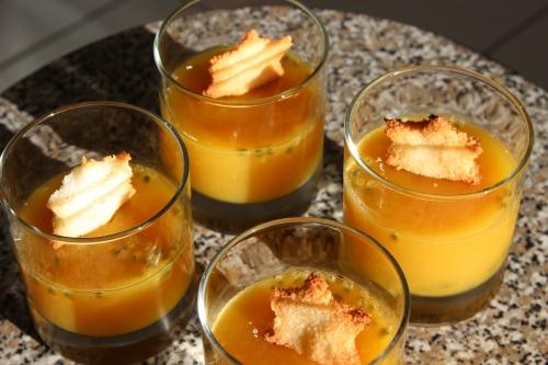 Verrines tropicales recette de cuisine,miam miam,dessert fruité