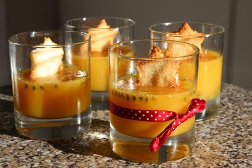 Verrines tropicales recette de cuisine,miam miam,dessert fruité