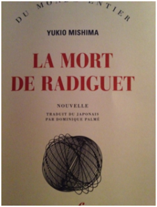 La mort de Radiguet, de Yukio Mishima