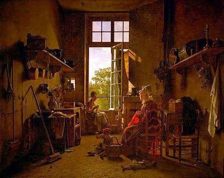 Le saviez-vous ? La toile « Intérieur d’une cuisine » conservée au Musée du Louvre aurait été peinte avec le cœur broyé de Louis interieur cuisine lutetiablog lutetia blog