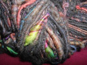 laine filée main 2f