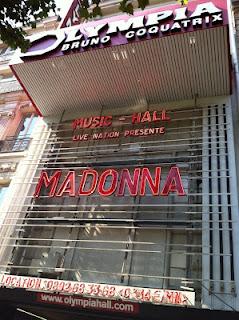 At the Olympia with Madonna