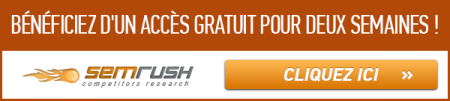 SEMRush gratuit pendant 2 semaines SEMRush gratuit pendant 2 semaines