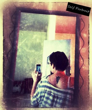 Self-portrait Photo a Day Challenge : Juillet 2012