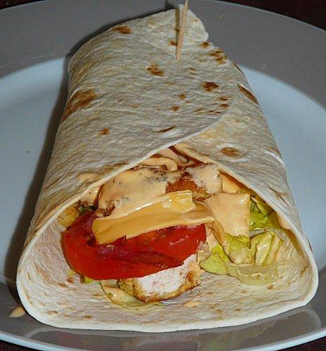 Top 5 du mois de juillet 2012 wrap poulet bacon