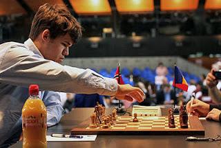 Echecs : le numéro un mondial Magnus Carlsen (2837) © site officiel Echecs : le numéro un mondial Magnus Carlsen (2837) © site officiel
