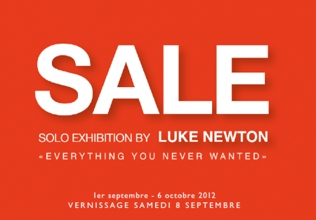 Galerie RABOUAN MOUSSION    Luke NEWTON “SALE”