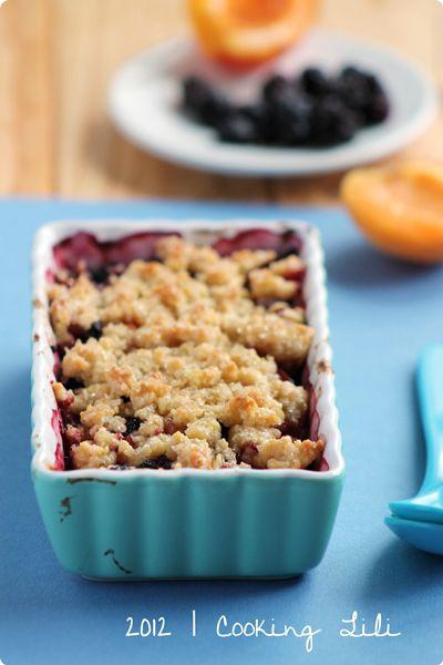 ♥ Crumble Abricots & Mûres IMG_0402
