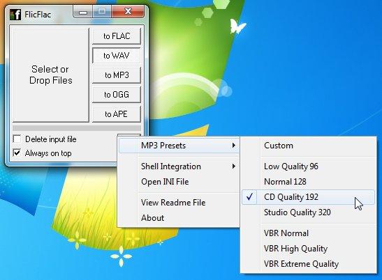 Convertir rapidement un fichier Audio avec FlicFlac Convertir rapidement un fichier Audio avec FlicFlac