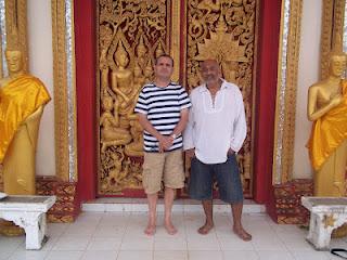 Avec Martial à Ban Sikhai et à Vientiane au Laos