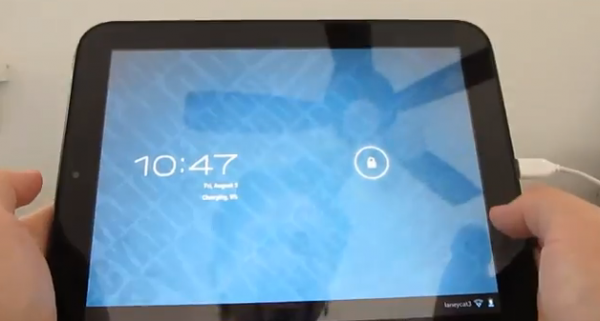 Capture CyanogenMod 10 sur la HP TouchPad