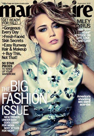 Miley Cyrus a grandi : sa couverture/série de Marie-Claire !