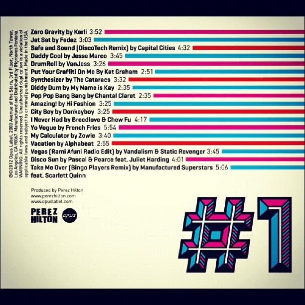Perez Hilton sort sa compilation Pop Up! #1