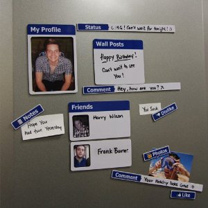 Fridgebook Facebook sur votre frigo avec Fridgebook
