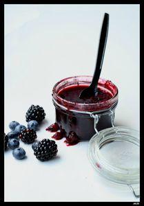 Compoté de fruits rouges compote de fruits rouges