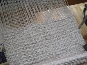 Tissage de lin lin1