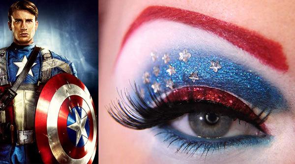 Le make-up comics et geek par Jangsara! jangsara-captain-america.jpg