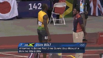 JO 2012 : Usain Bolt rend les gens heureux